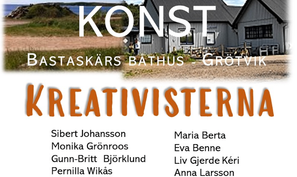 Bildbeskrivning saknas för evenemanget: Kreativisterna ställer ut på Bastaskär i Grötvik