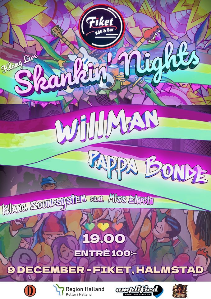 Bildbeskrivning saknas för evenemanget: Skankin Nights 9/12: willman & pappa bonde