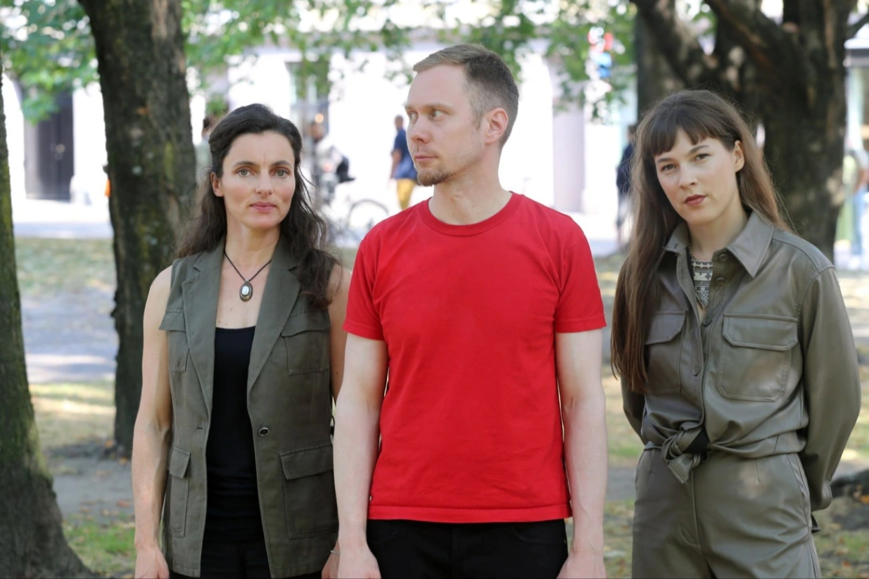 På bilden: Maja Solveig Kjelstrup Ratkje, Matti Aikio och Katarina Barruk