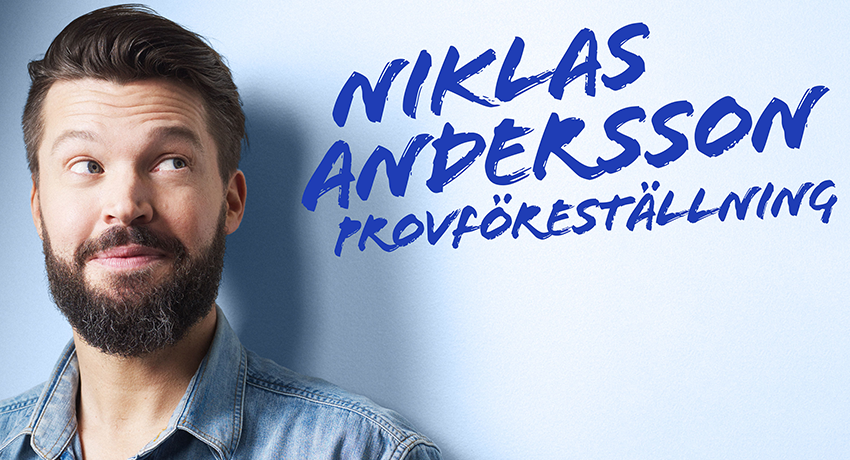 Bildbeskrivning saknas för evenemanget: Niklas Andersson - "Provföreställning"