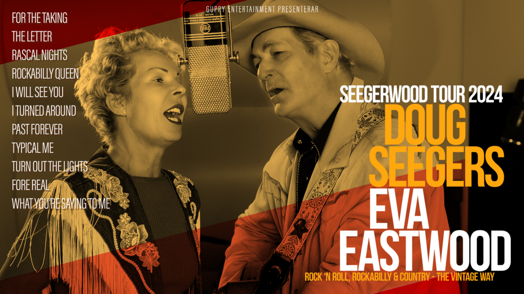 Bildbeskrivning saknas för evenemanget: Seegerwood Tour – Doug Seegers & Eva Eastwood