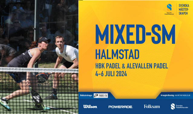 Bildbeskrivning saknas för evenemanget: Halmstad Pad(d)delfest 2024: Mixed-SM Padel