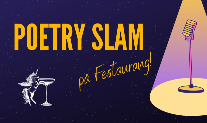 Bildbeskrivning saknas för evenemanget: Poetry Slam på Festaurang