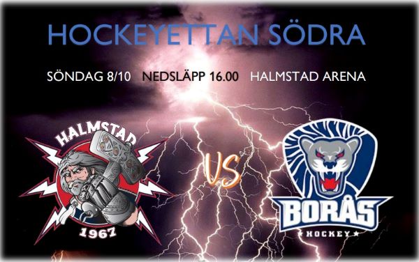 Bildbeskrivning saknas för evenemanget: Halmstad Hammers HC-Borås Hockey | Hockeyettan/herr