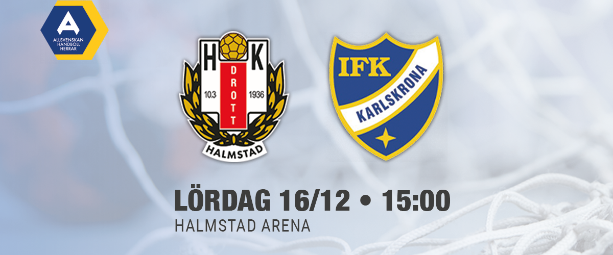 Bildbeskrivning saknas för evenemanget: HK Drott - IFK Karlskrona i Herrallsvenskan, handboll
