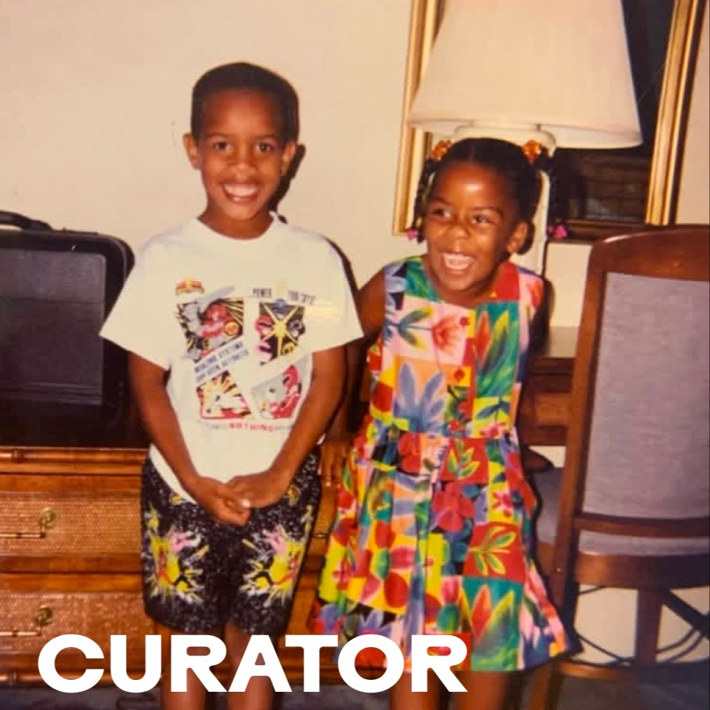 a little girl and boy in a photo smiling