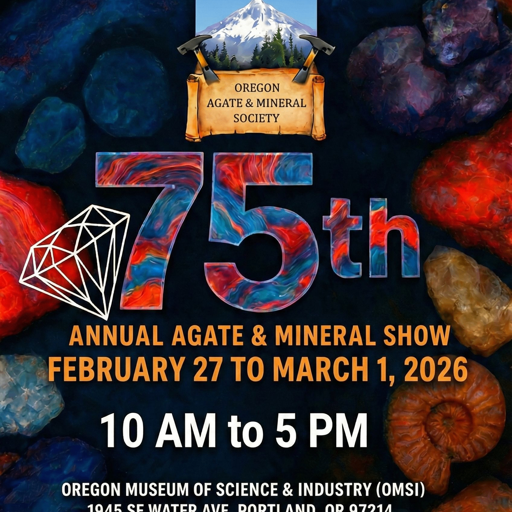 Event Photo: Oregon Agate and Mineral Show — The Diamond Jubilee