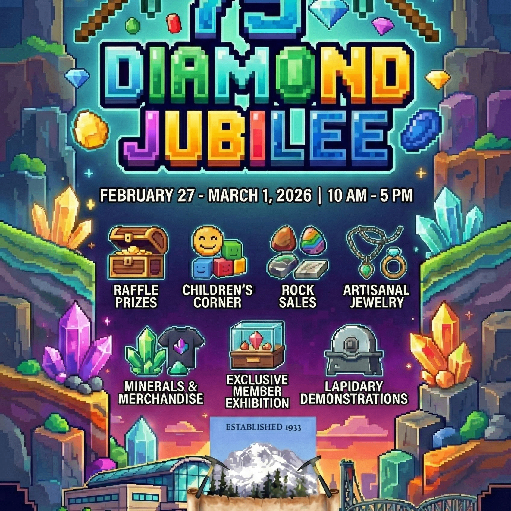 Event Photo: Oregon Agate and Mineral Show — The Diamond Jubilee