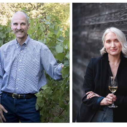 Panelists and winemakers Rollin Soles and Kate Payne Brown