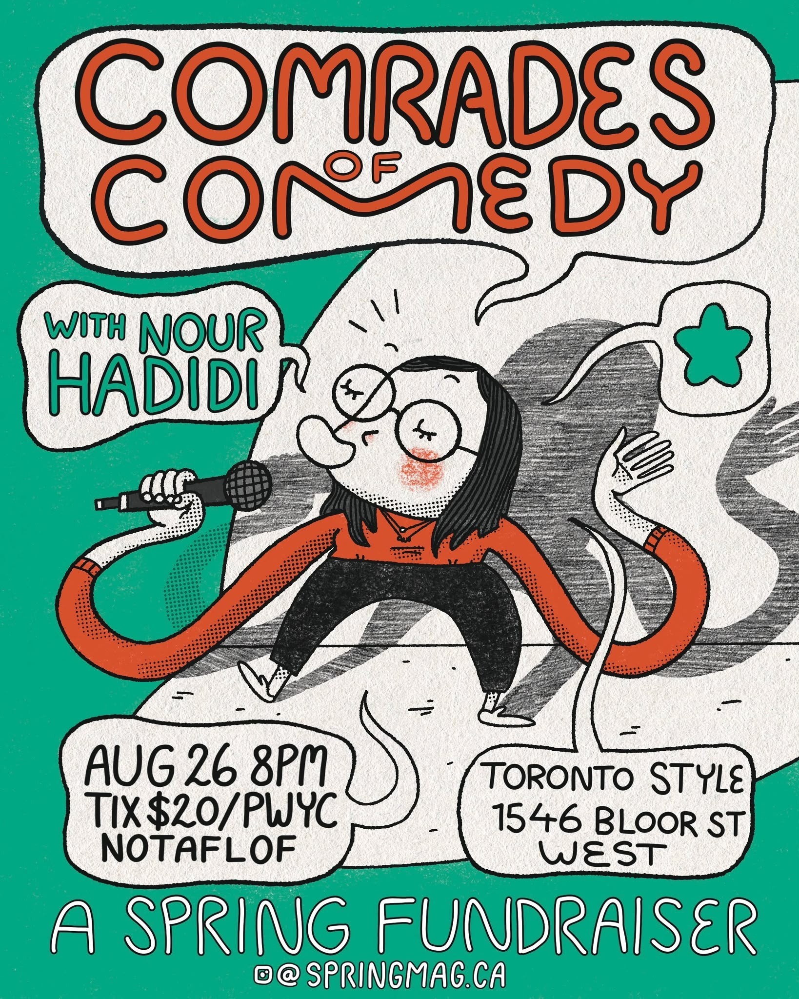 Comrades of Comedy: A Spring Fundraiser