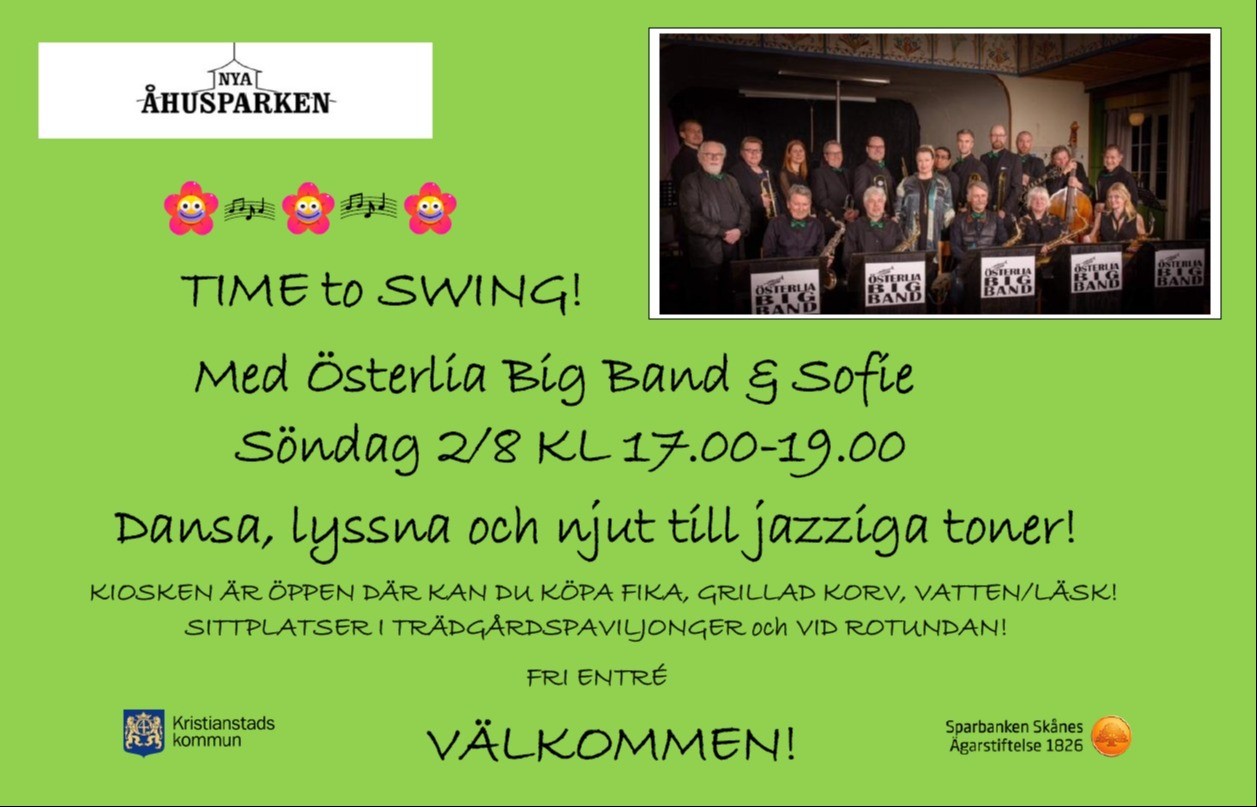 Evenemangs bild för evenemang Time to Swing i Nya Åhusparken