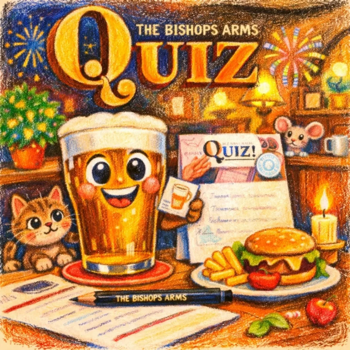 Pubquiz på Bishops