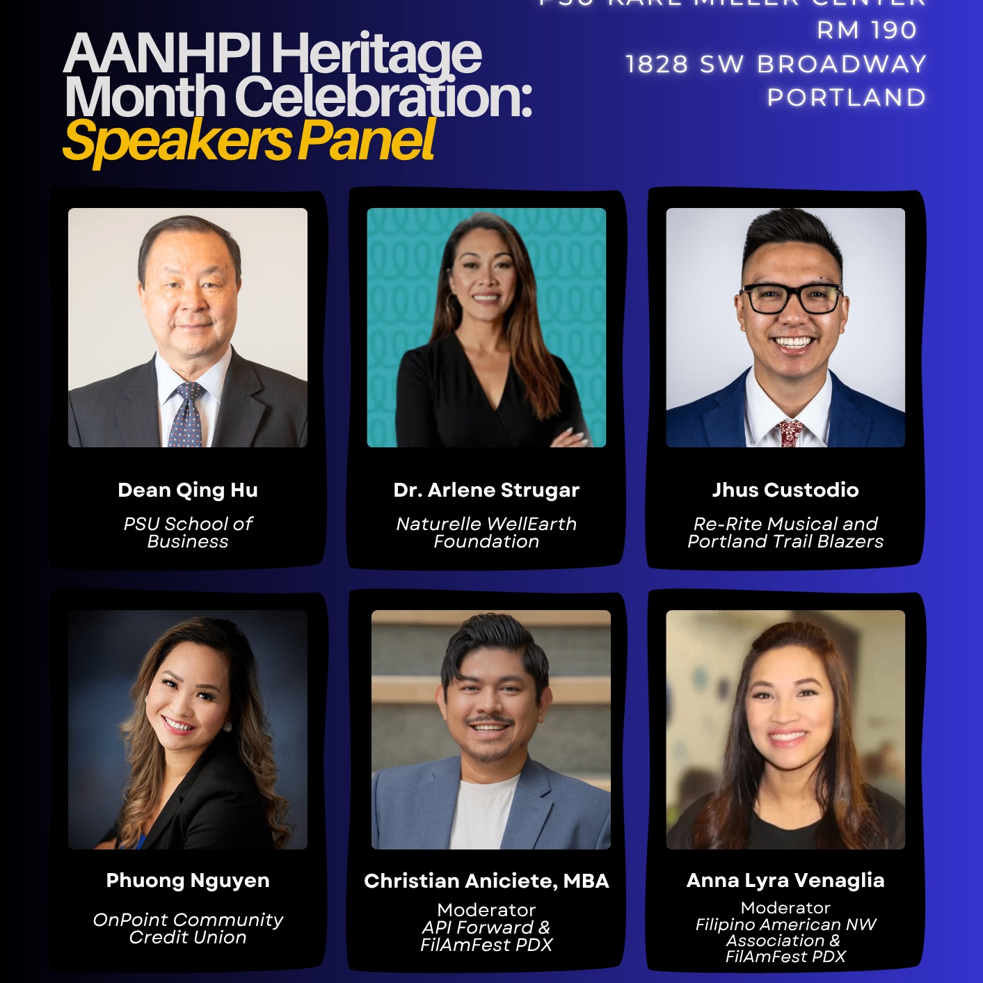 Event Photo: ANHPI Heritage Month: Speakers Panel
