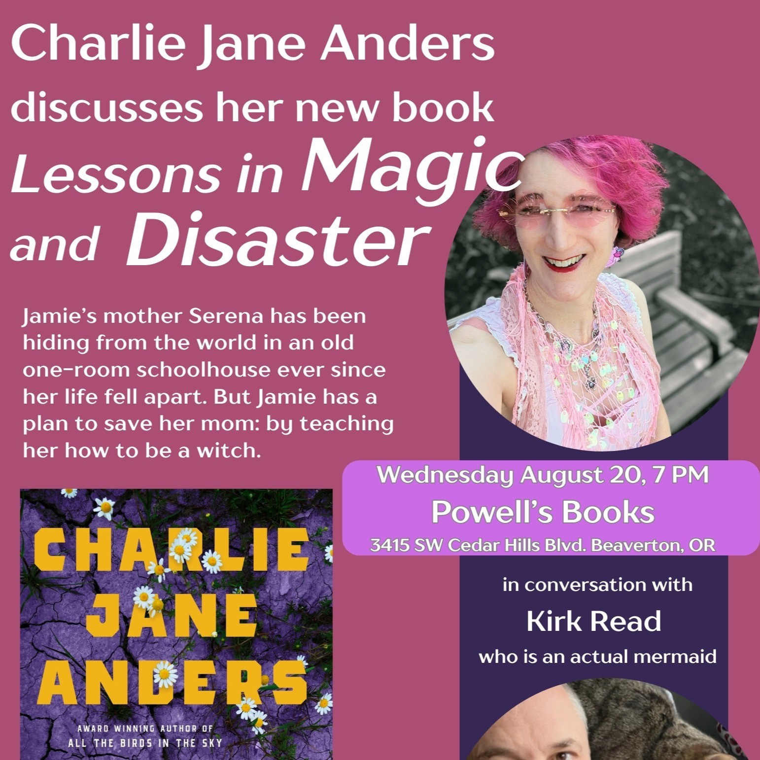 event poster with title in text