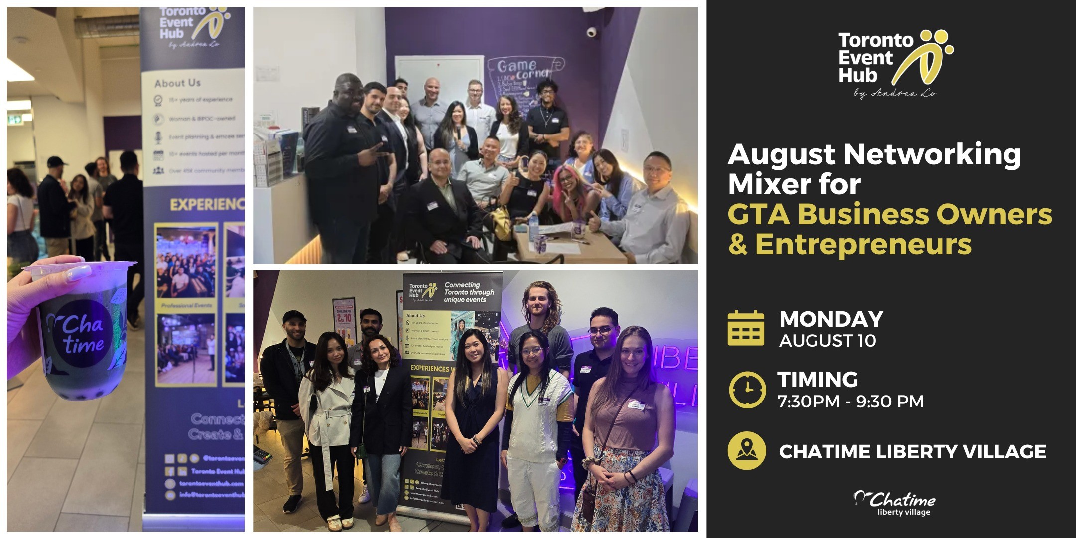 🤝 August Networking Mixer for GTA Business Owners & Entrepreneur