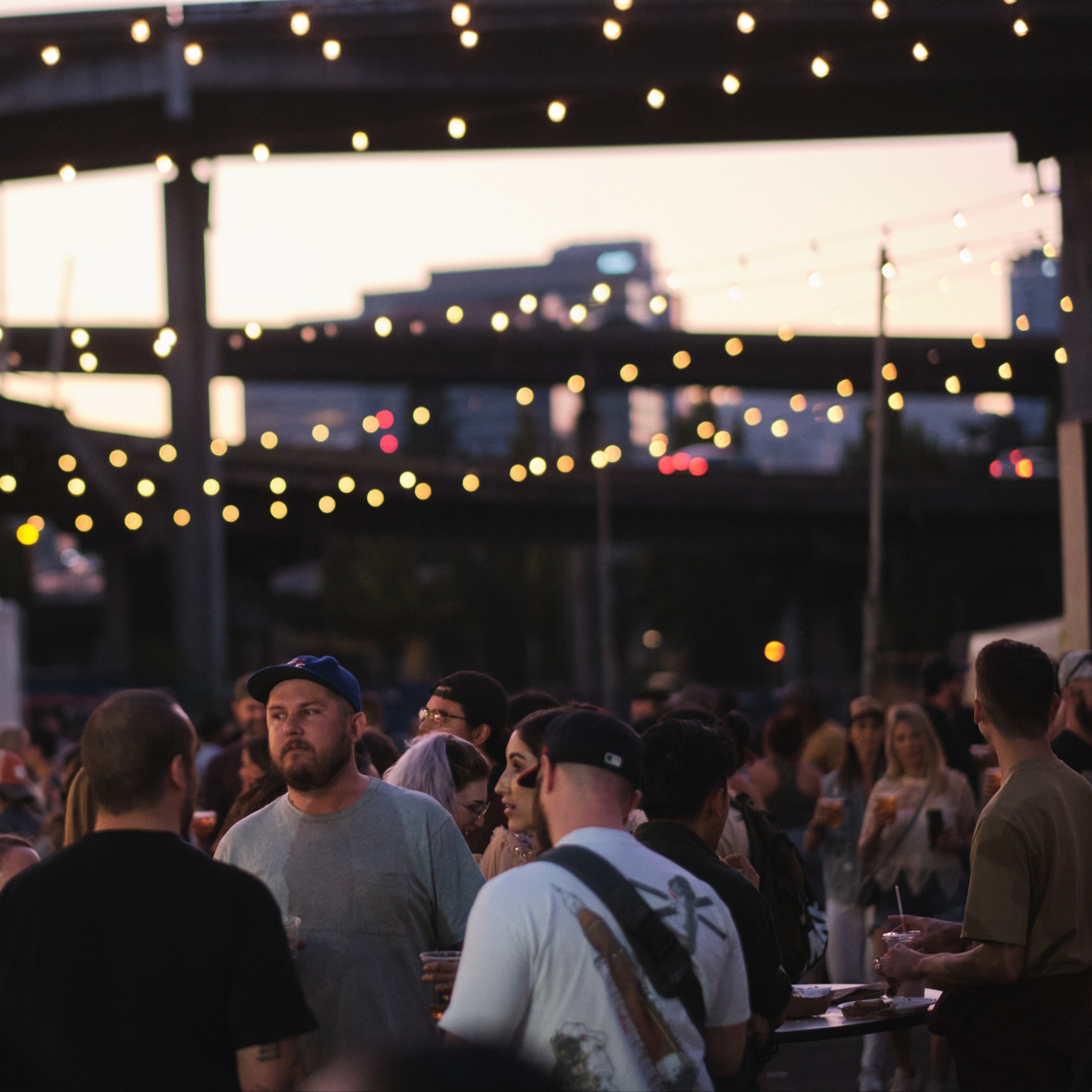 crowd of people at Snackfest