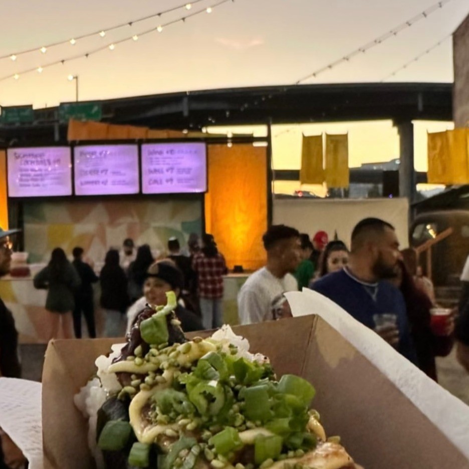 close up of food in a take-out container