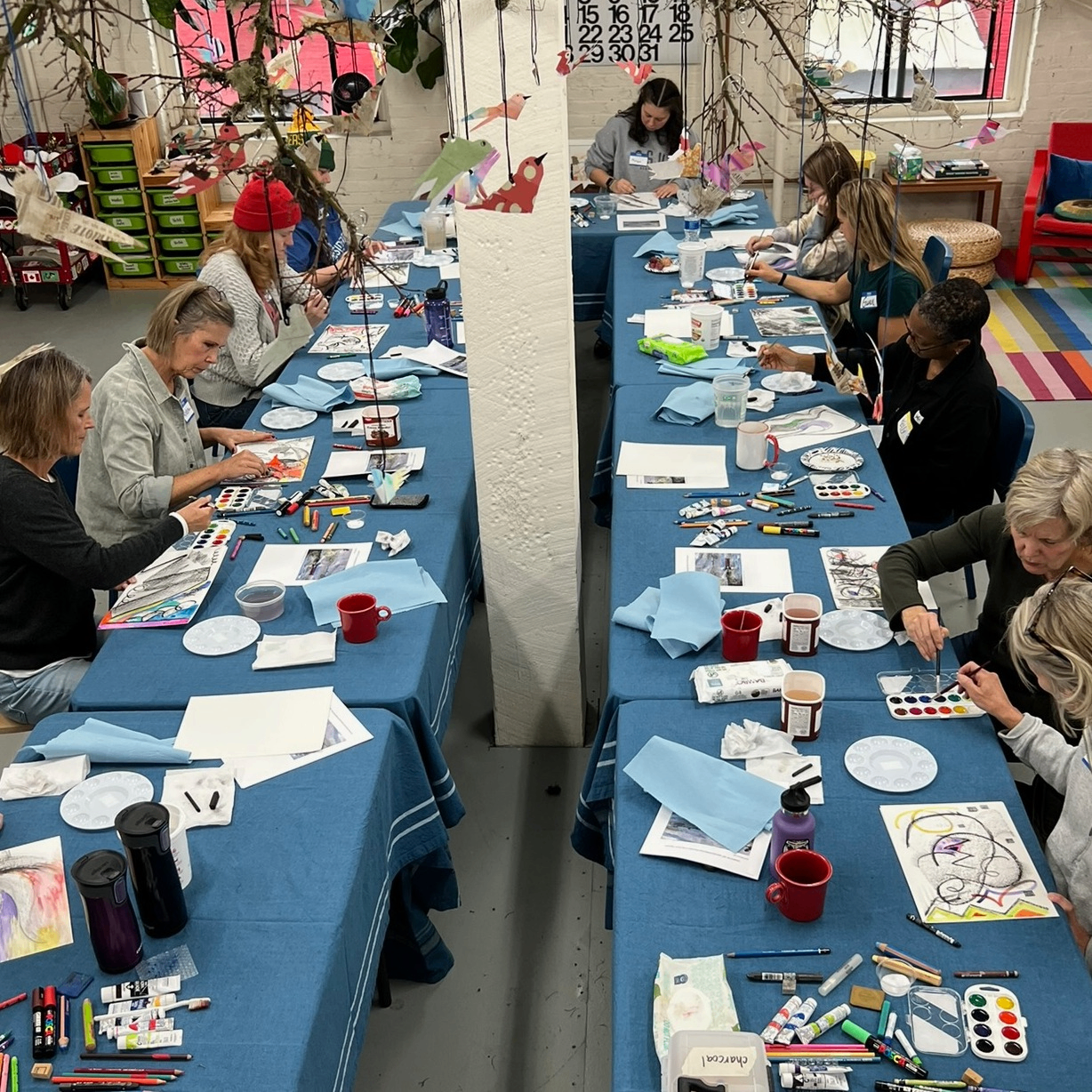 Event Photo: Meditation and Drawing: "Drawing in Presence" 