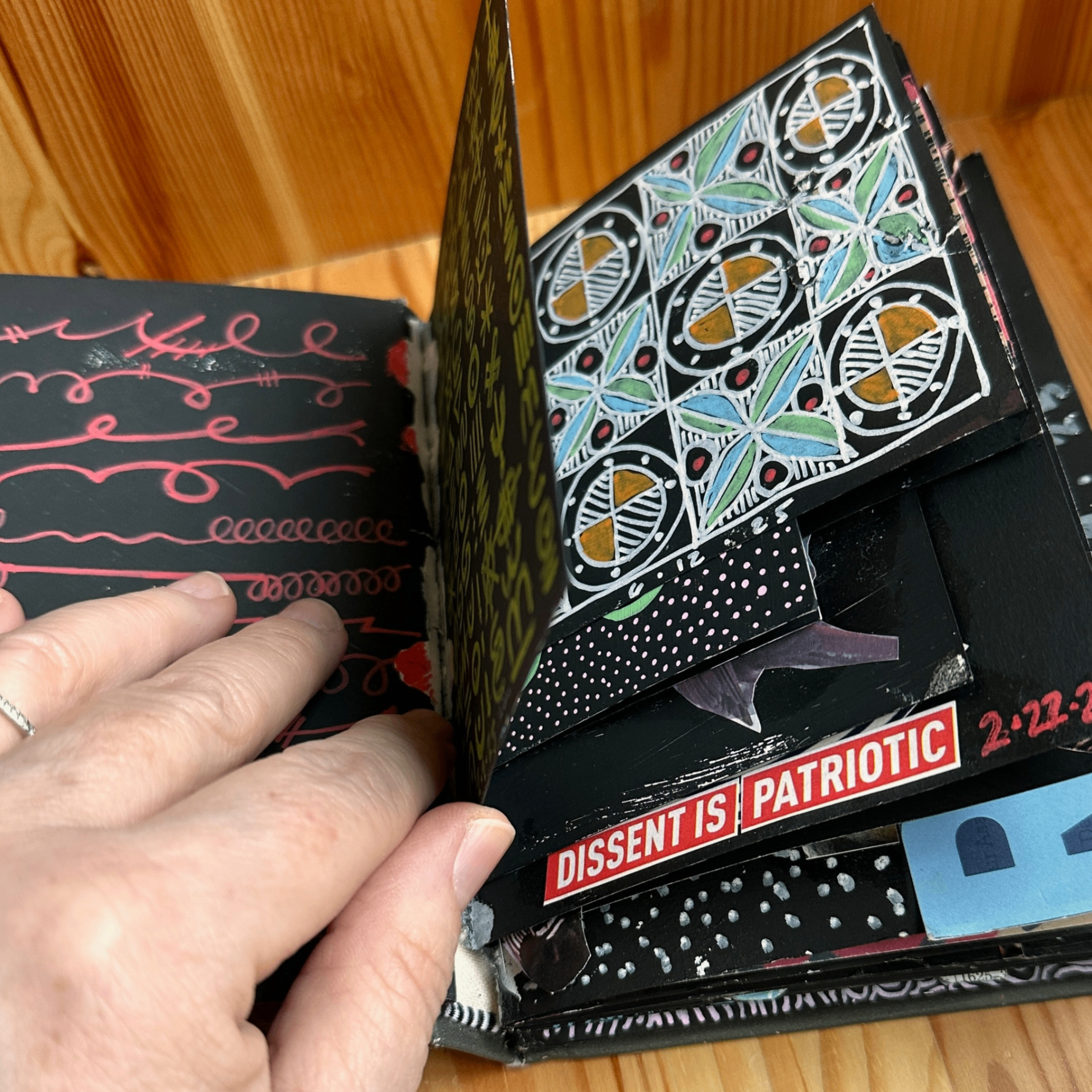 Event Photo: Art Journaling and Collage