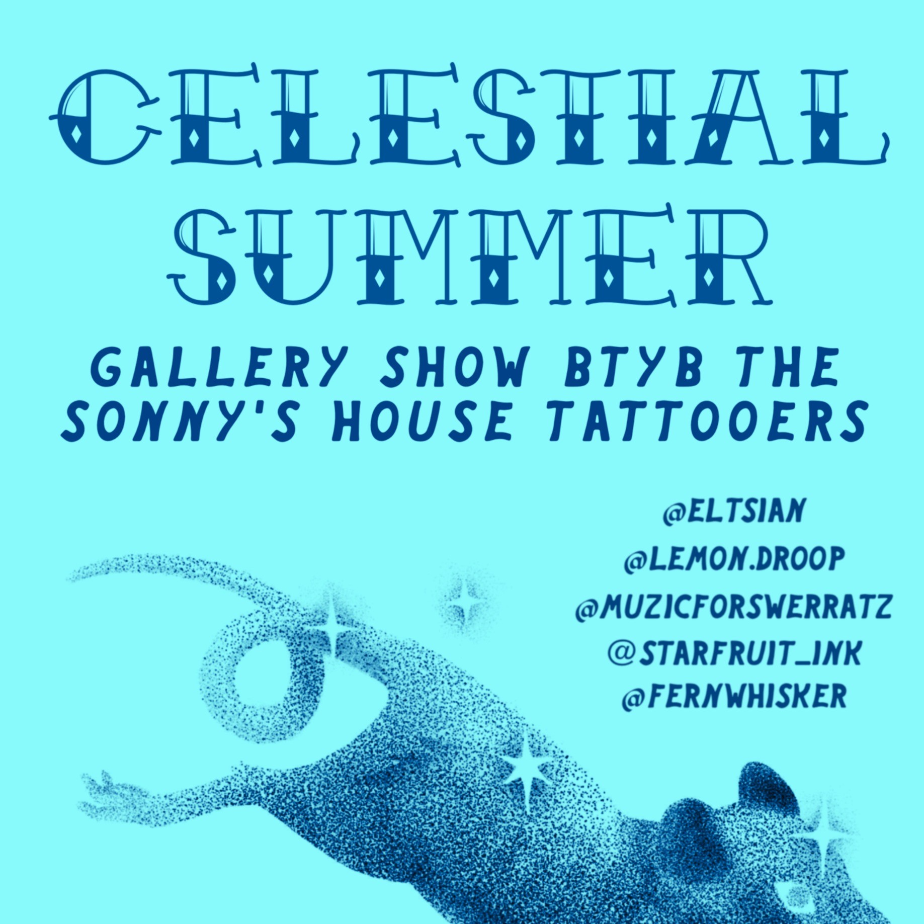 event poster with title in text 