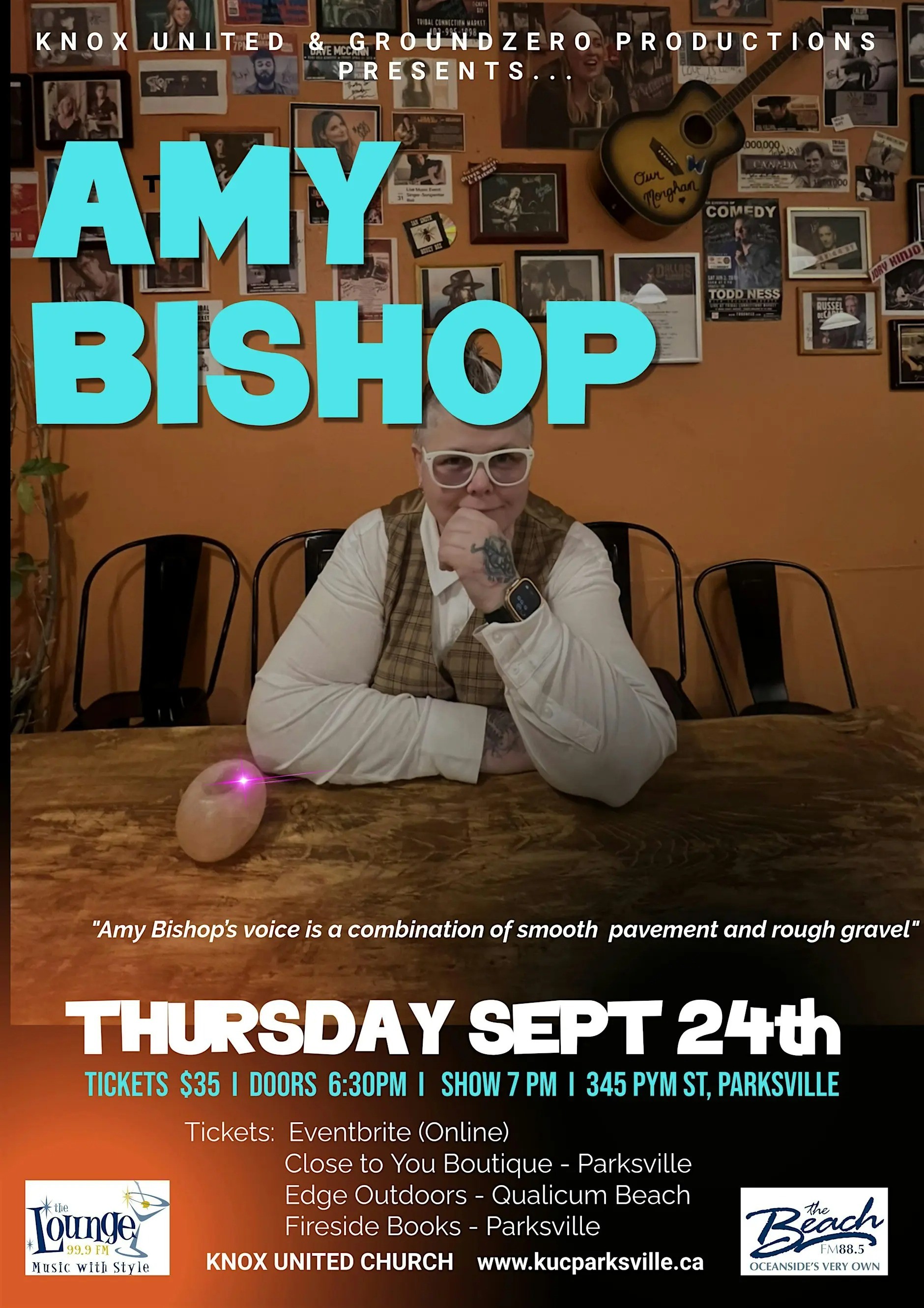 Knox and Ground Zero presents Amy Bishop