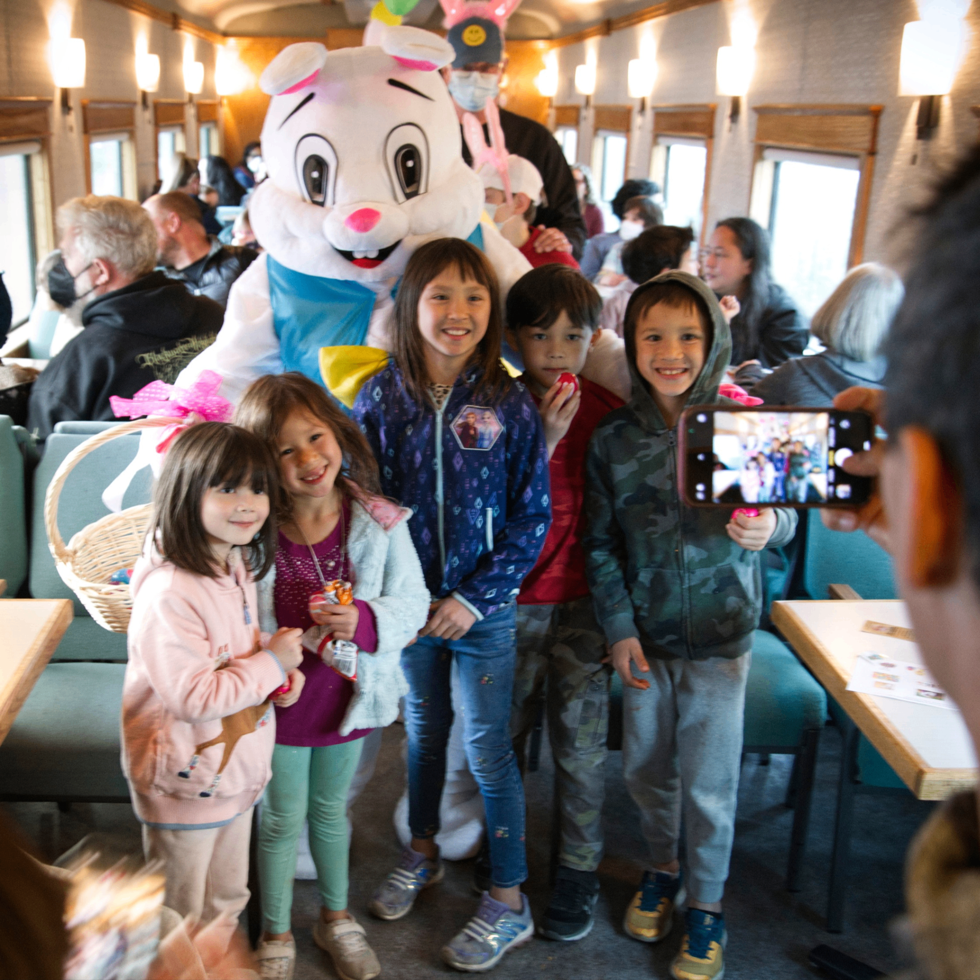 Event Photo: Easter Bunny Express Steam Train Ride