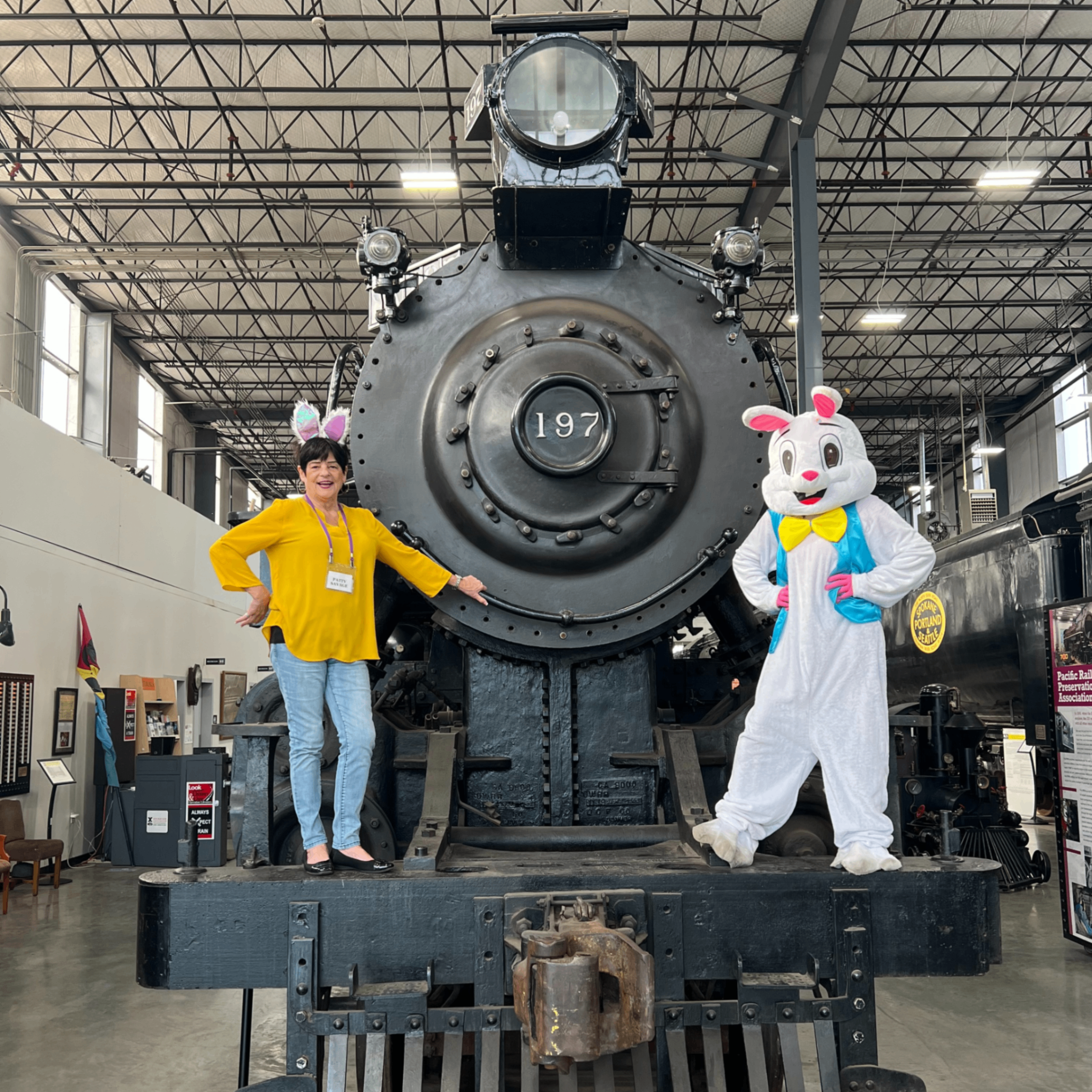 Event Photo: Easter Bunny Express Steam Train Ride