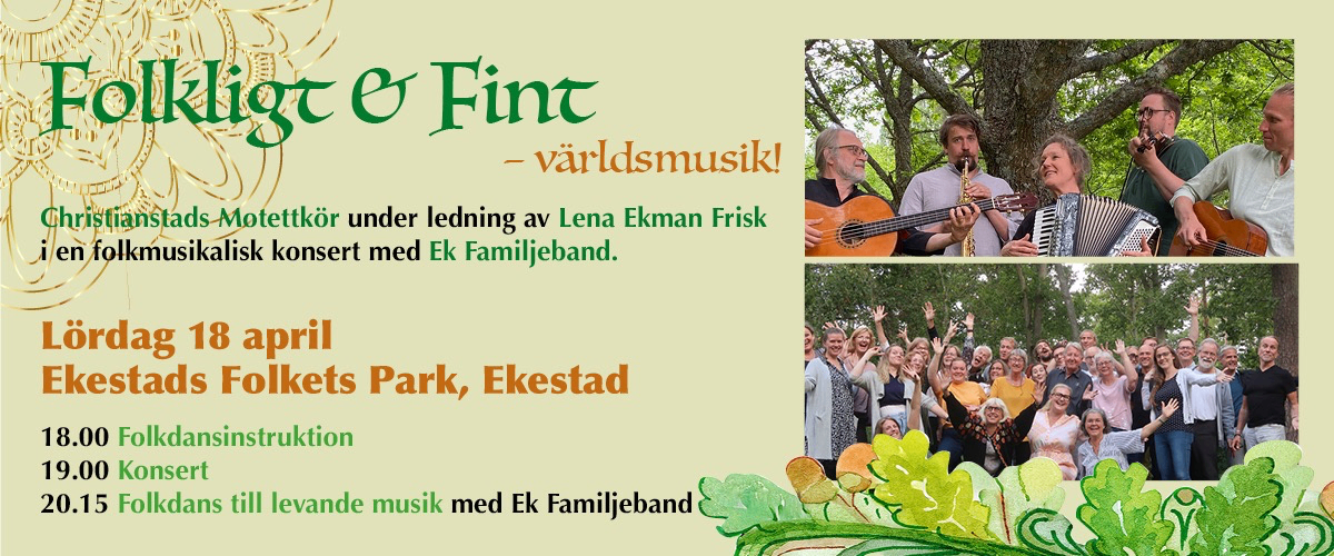 Evenemangs bild för evenemang Folkligt & Fint - folkmusik från jordens alla hörn!