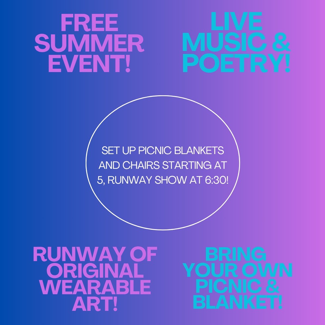 event poster with title in text