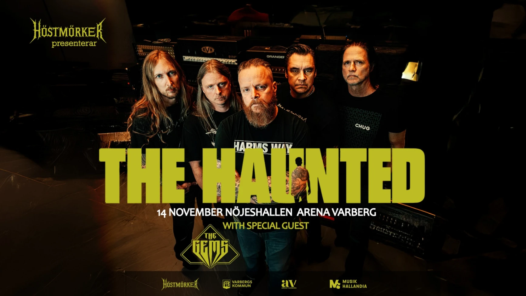 Höstmörker presenterar The Haunted - Scen evenemang i Varberg