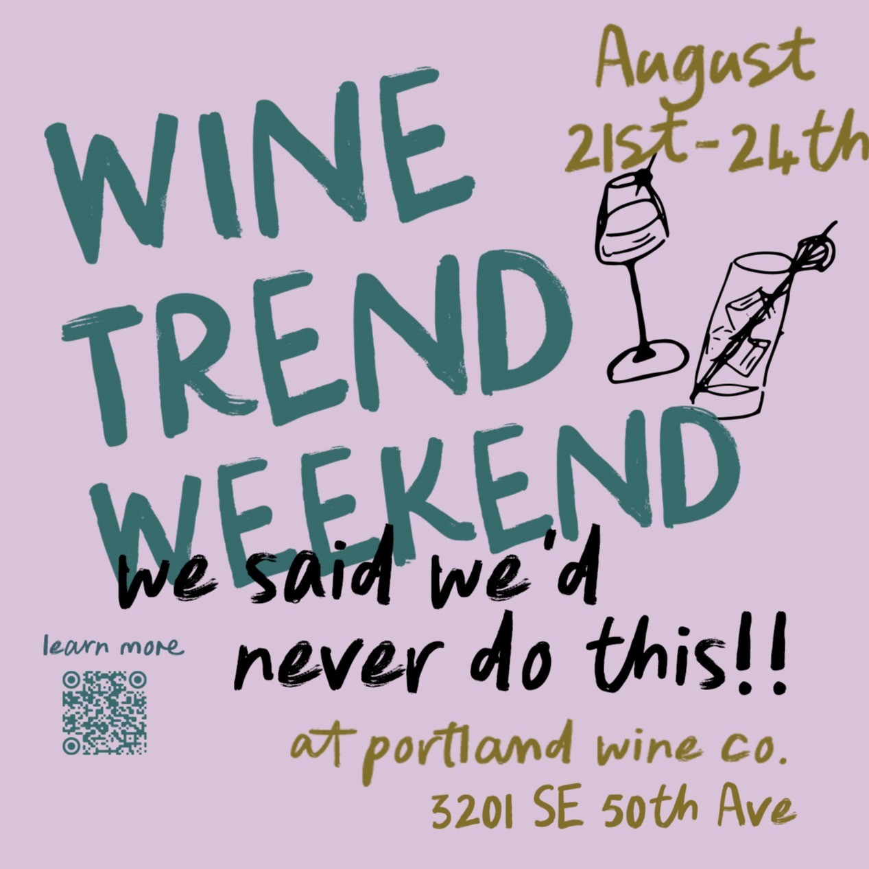 wine trend weekend graphic