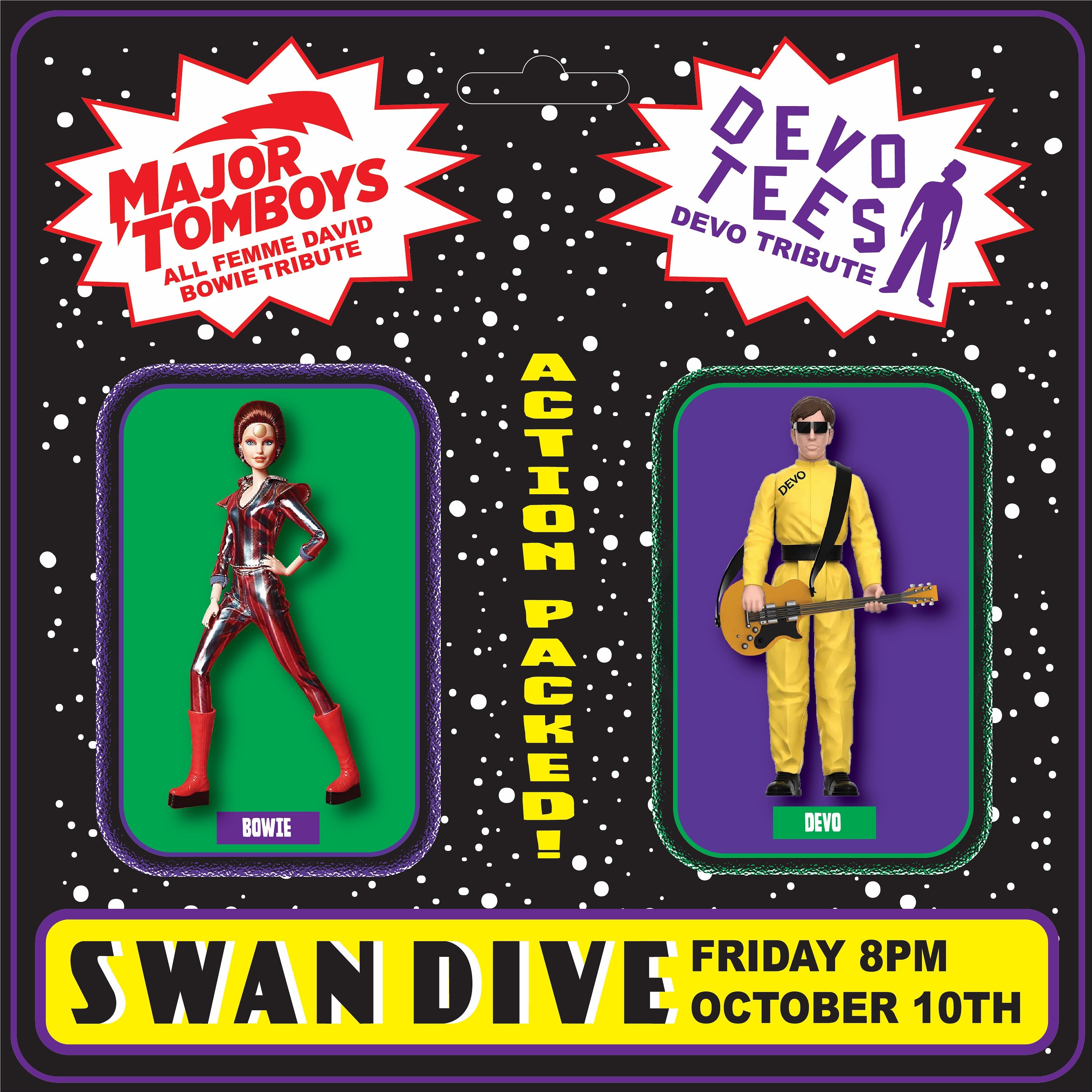 Event Photo: David Bowie and Devo Tribute Night with Major Tomboys & DEVOtees