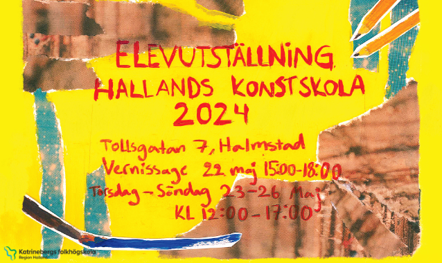 Bildbeskrivning saknas för evenemanget: Elevutställning Hallands Konstskola 2024