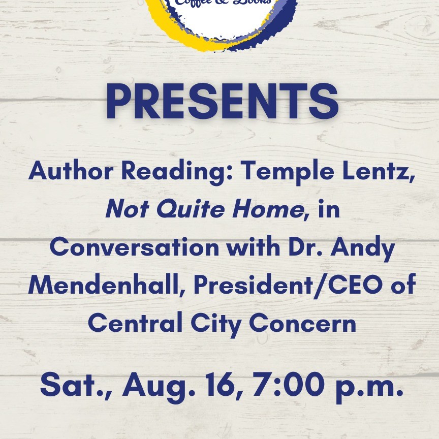 Event Photo: Author Reading: Temple Lentz in Conversation with Dr. Andy Mendenhall