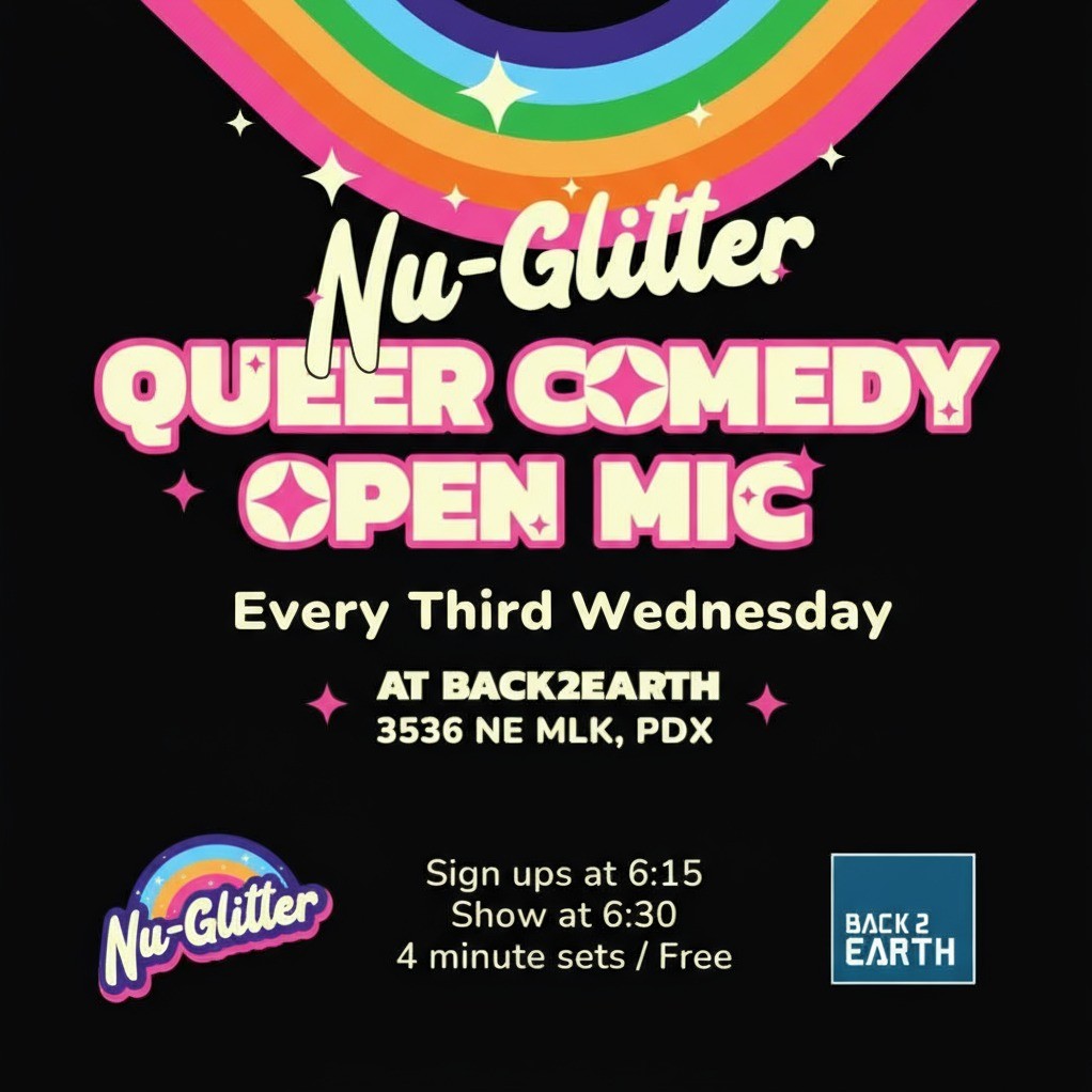 Event Photo: Nu-Glitter Queer Comedy Open Mic