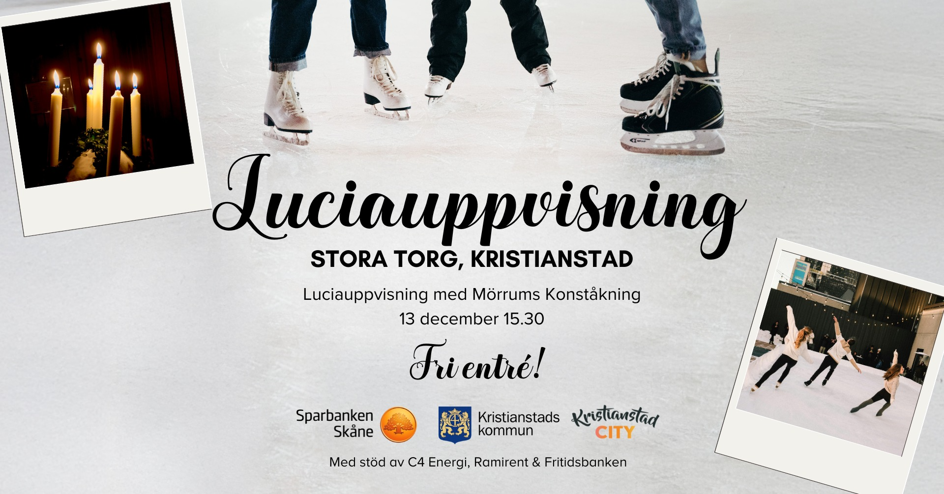 Evenemangs bild för evenemang Luciauppvisning på isbanan | Isbanan, Stora torg