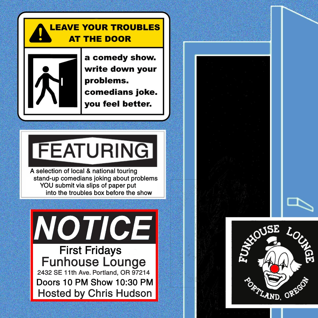 event poster with title in text 