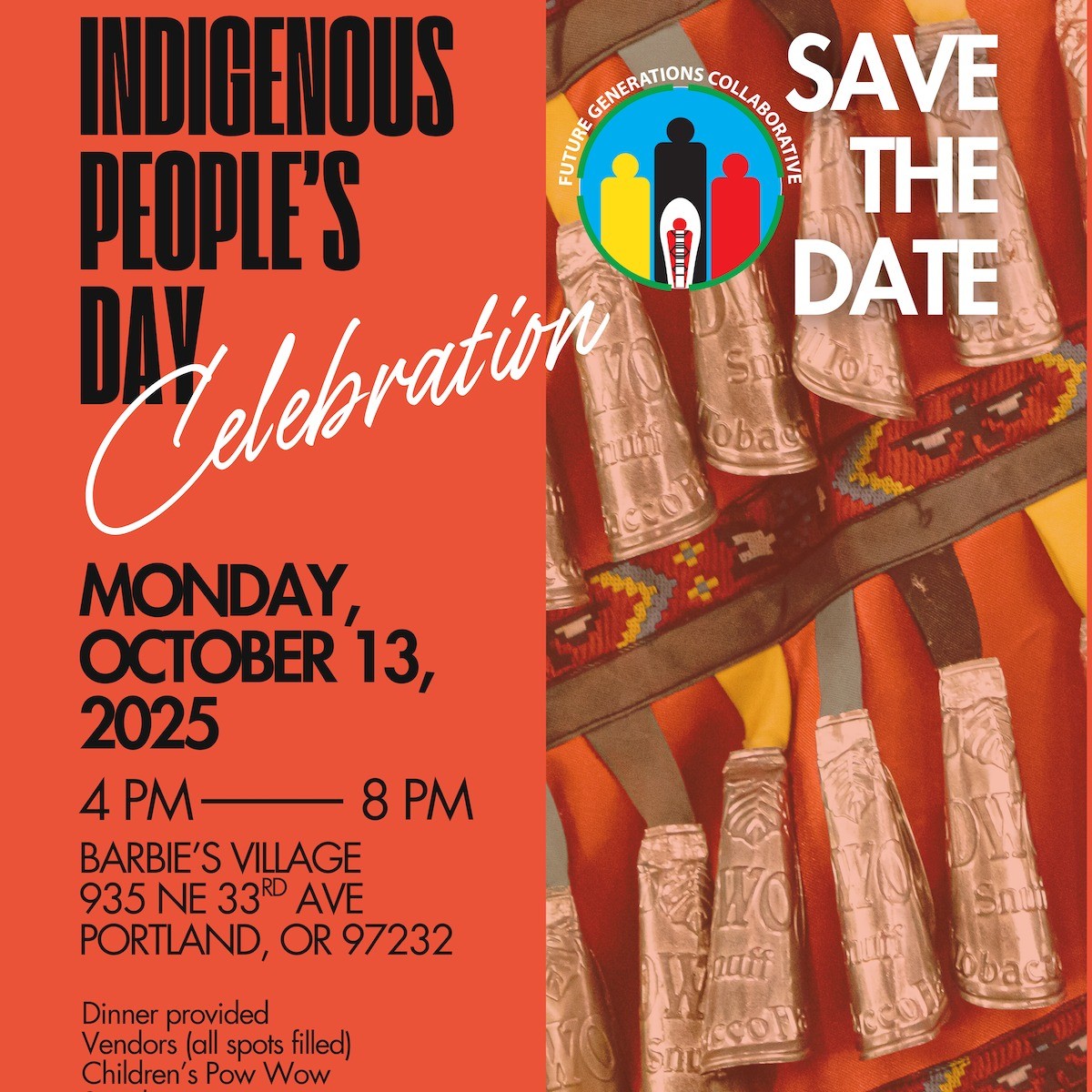 event poster with title in text