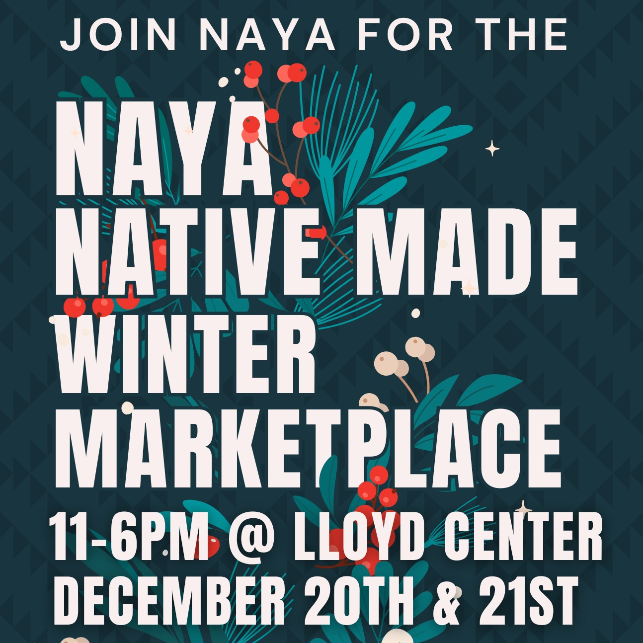 event poster with title in text