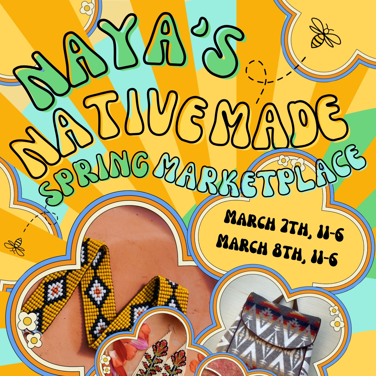 event poster with title in text