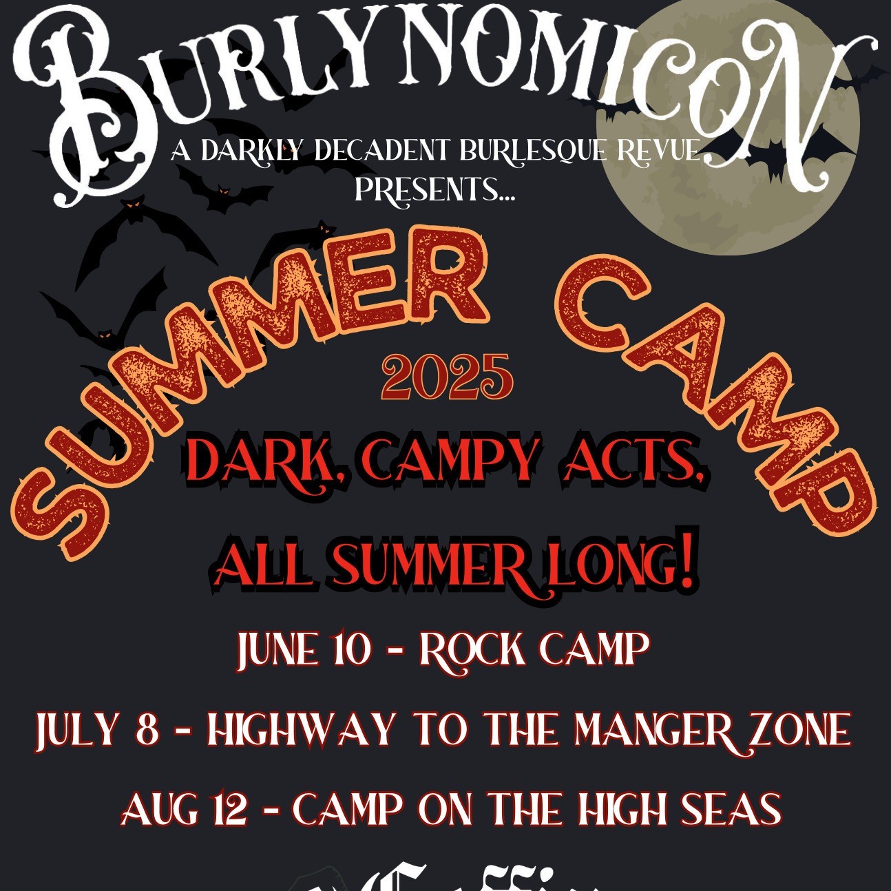 event poster with title in text