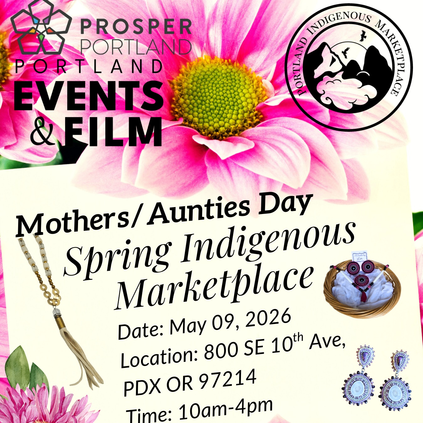 event poster with title in text