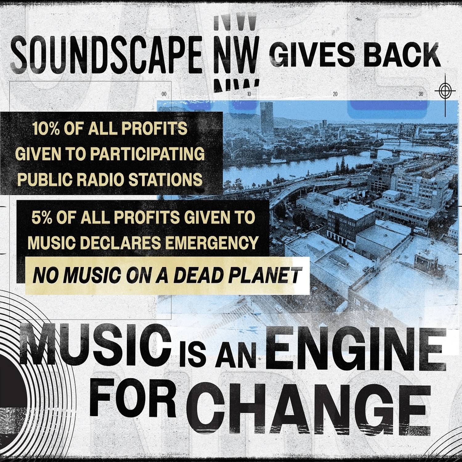 event poster with title in text