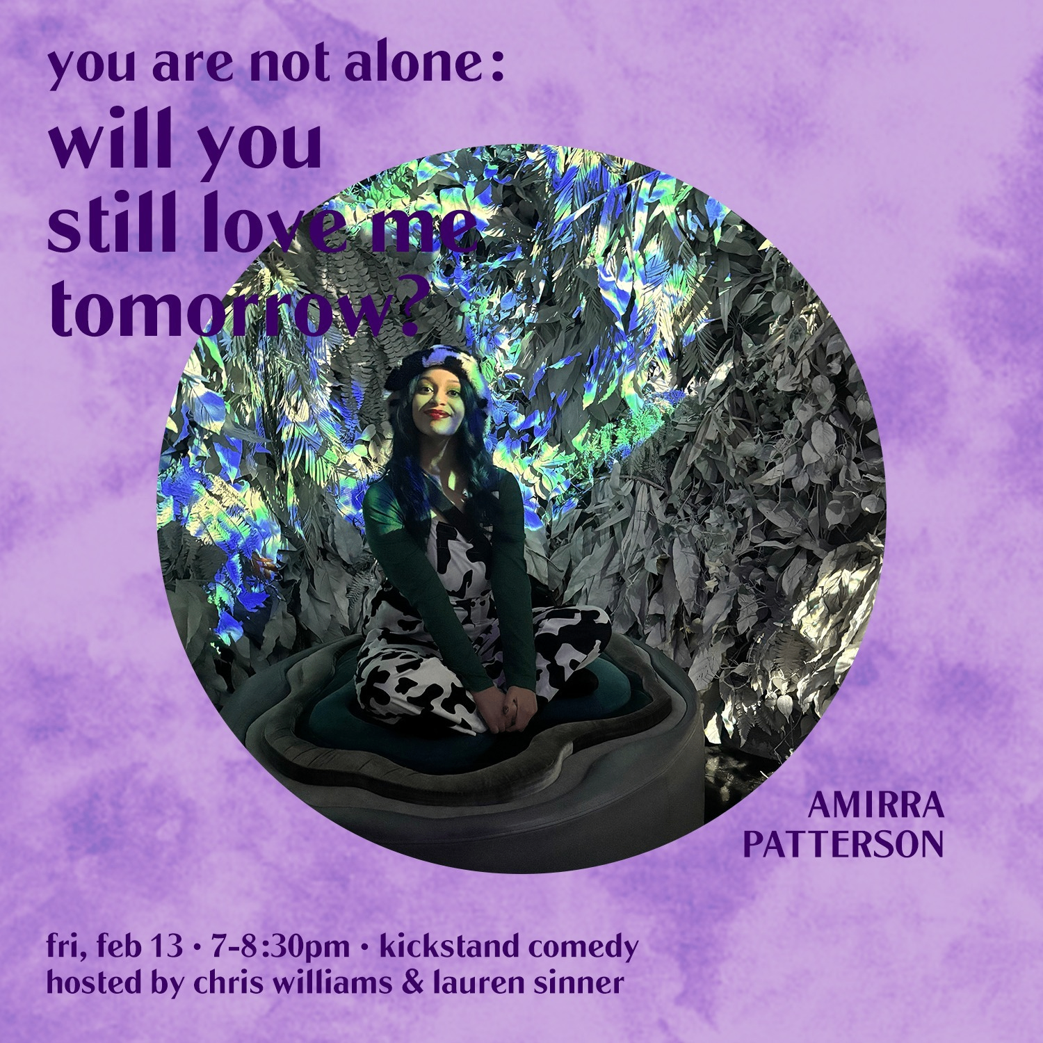 event poster with title in text 