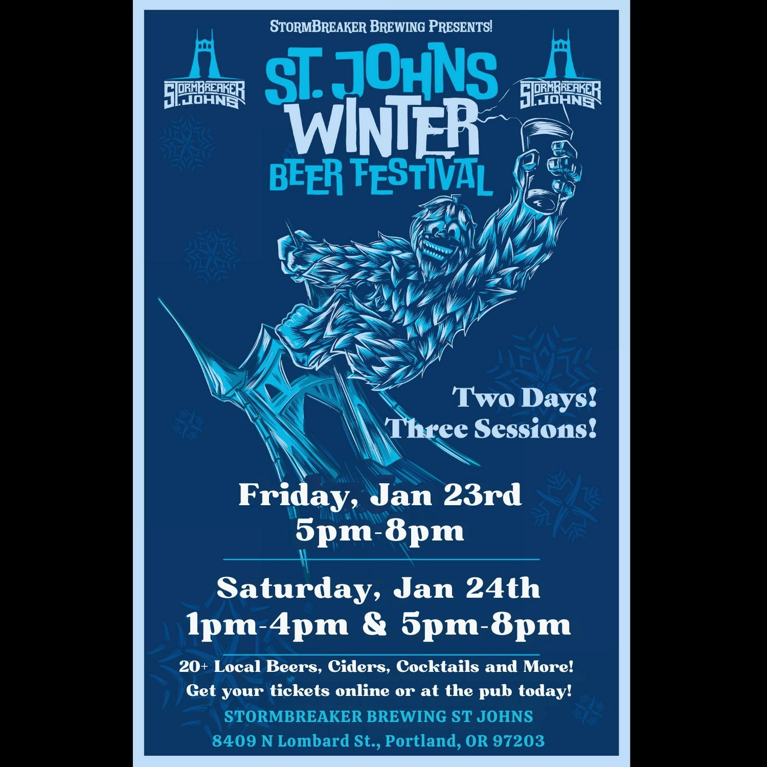 event poster with title in text 