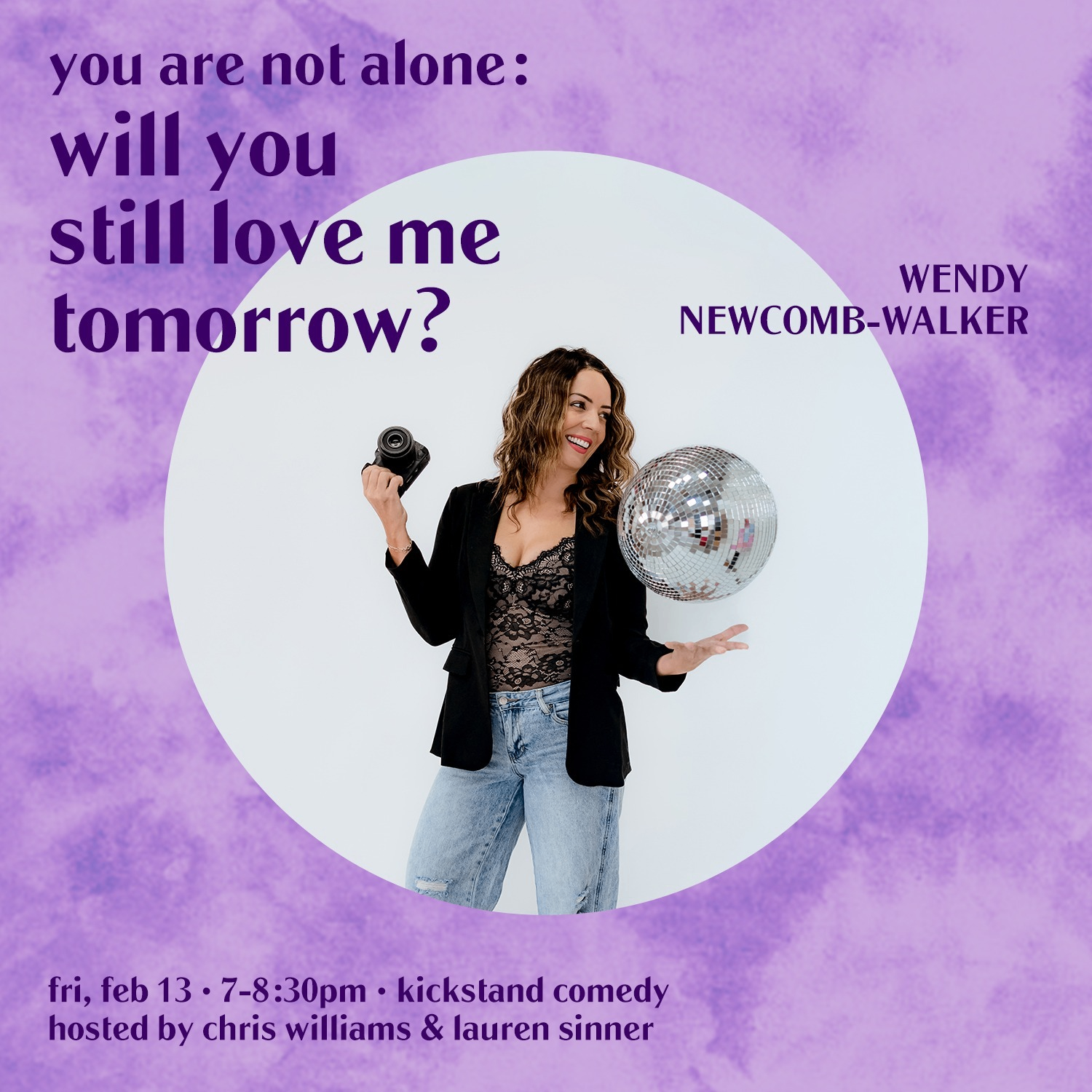 event poster with title in text 