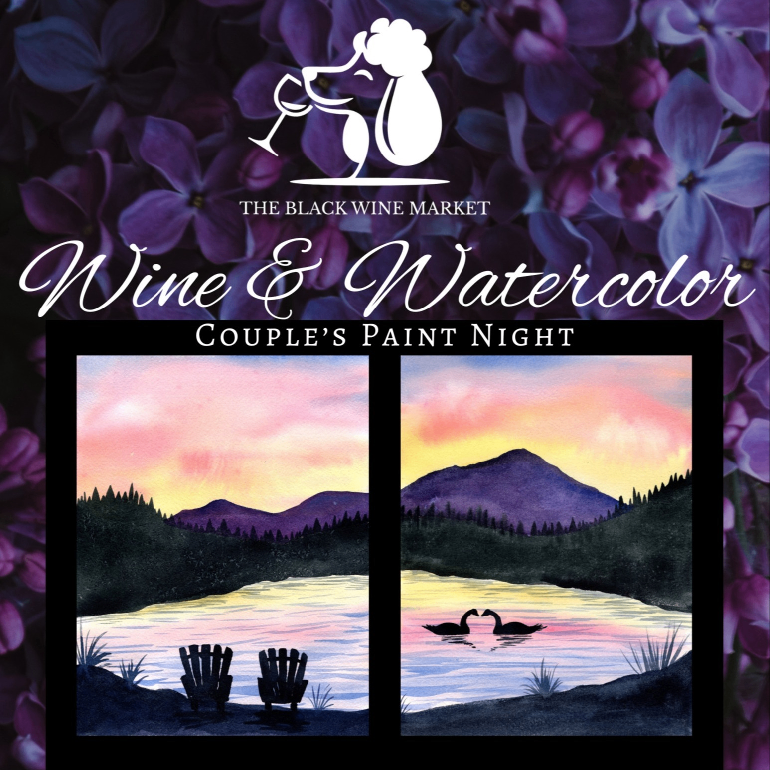 event poster with title in text 