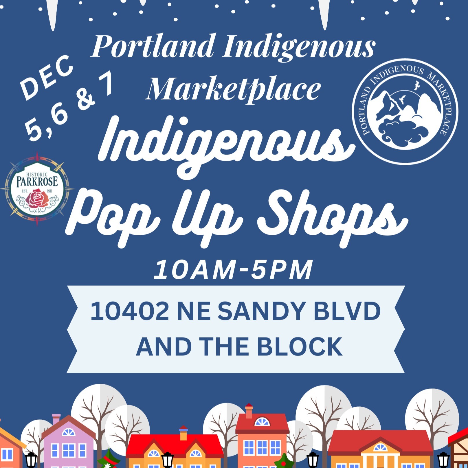 event poster with title in text