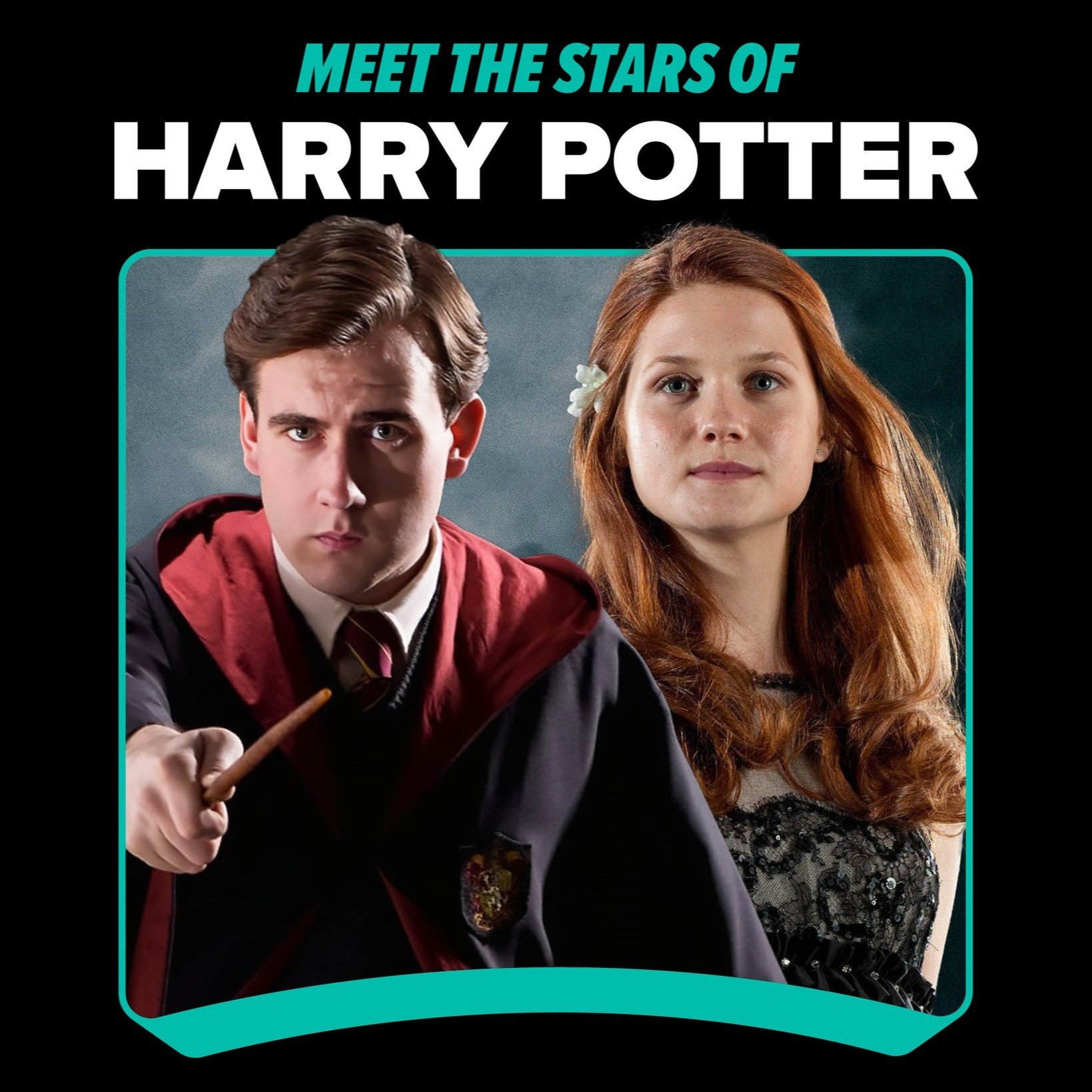 headshots of characters from Harry Potter series 