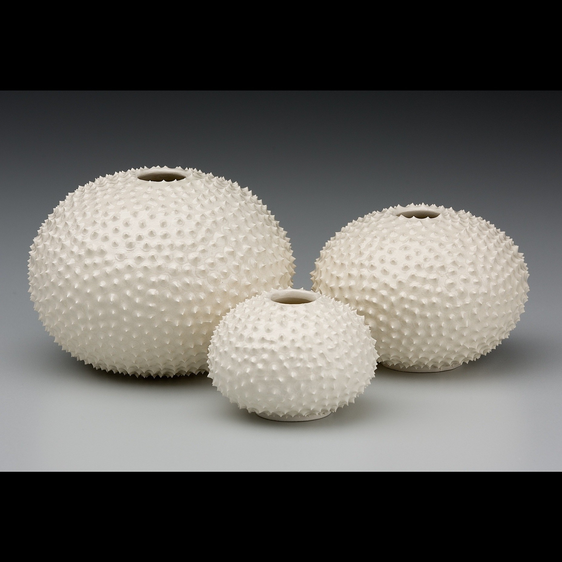 ceramic sea urchins